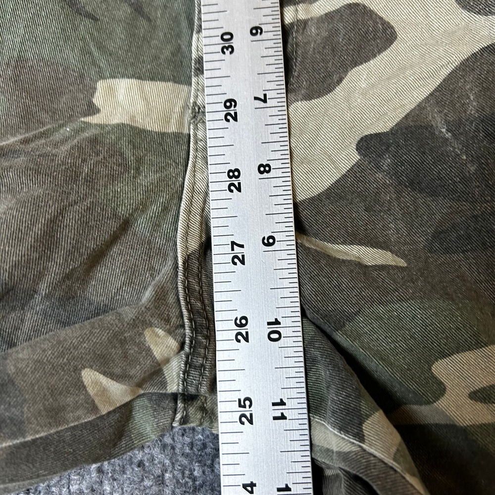 Wrangler Cargo Pants Mens Size 30x32 Green Camouflage Cotton Straight Leg - Picture 8 of 8